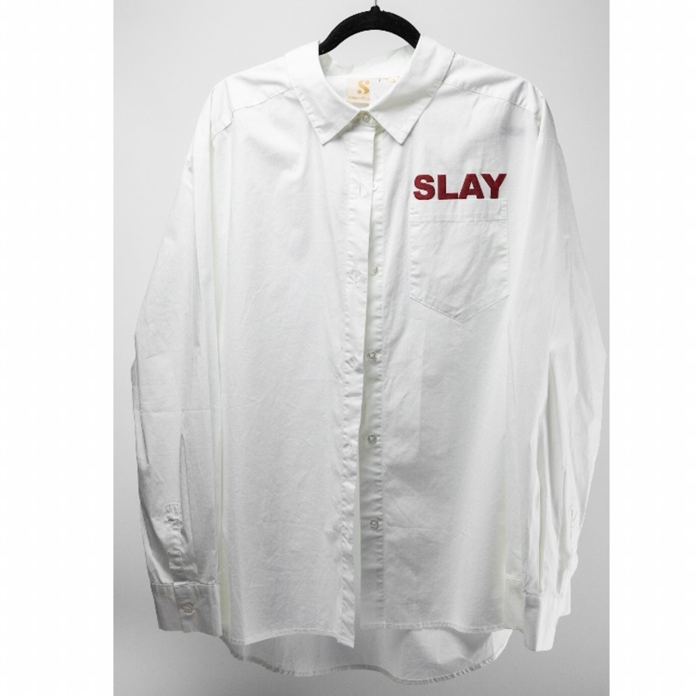 NWT Men’s Serena Williams Slay Button Up